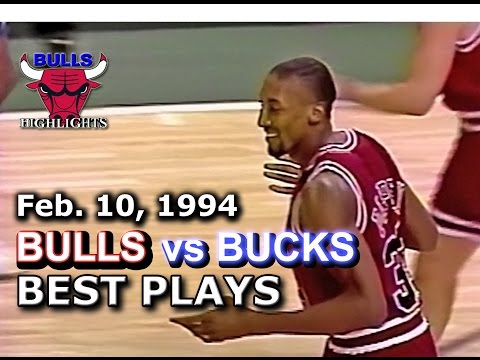 February 10 1994 Bulls vs Bucks highlights