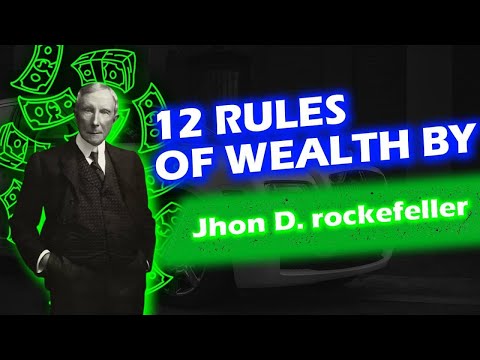 12 RULES OF WEALTH BY JOHN ROCKEFELLER