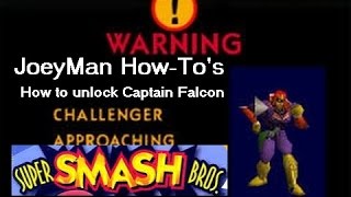 How to Unlock Captain Falcon - Super Smash Bros. (N64)