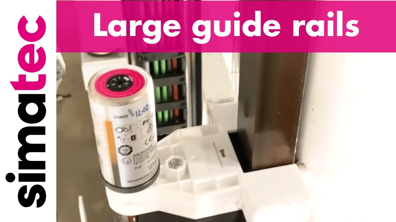 Automatic lubrication system for large guide rails