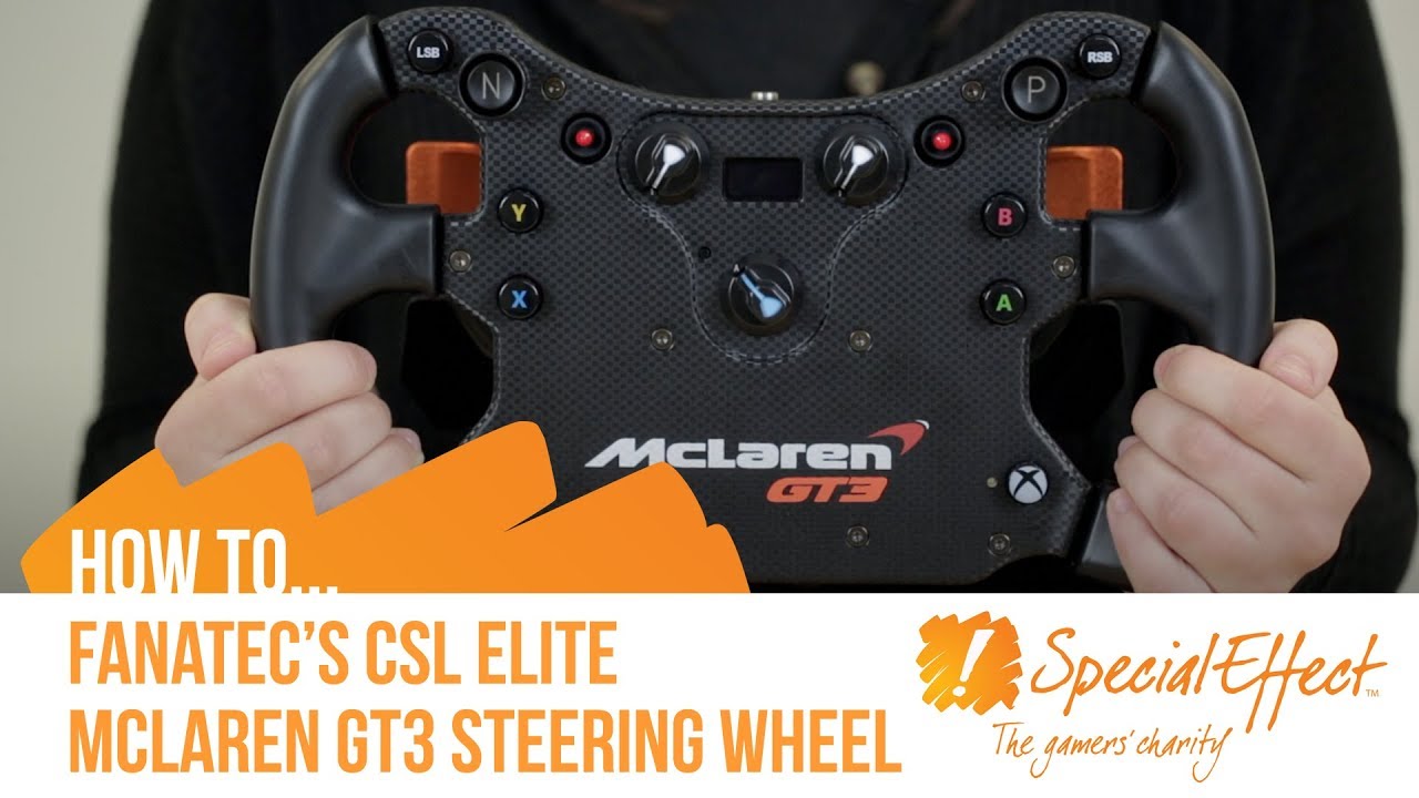 video placeholder for How To Use Fanatec's CSL Elite McLaren GT3 Racing Wheel | How to... Video