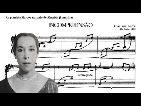 Clarisse Leite - Incompreensão (Cecília Bengio, piano)