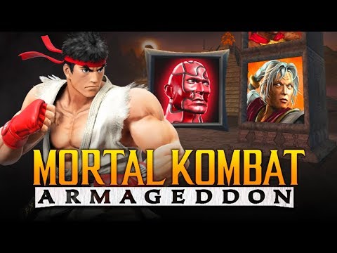 Mortal Kombat Armageddon - Kreate a Fighter Gameplay │ RYU FROM STREET FIGHTER! (Arcade Ladder)