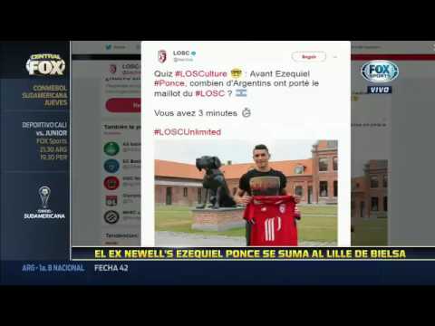 Ezequiel Ponce, se suma al Lille de Marcelo Bielsa