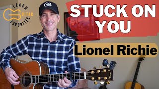 Stuck On You Lionel Richie - Guitar Tutorial | Picking, Chords &amp; Play Along!