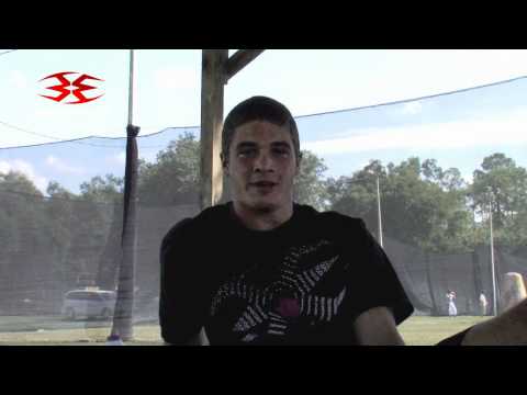 Marcello from Team Infamous on Empire Paintball zE Protection - Grind Knee Pads