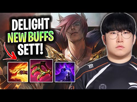 DELIGHT IS READY TO PLAY SETT! *NEW BUFFS* | HLE Delight Plays Sett Support vs Alistar!