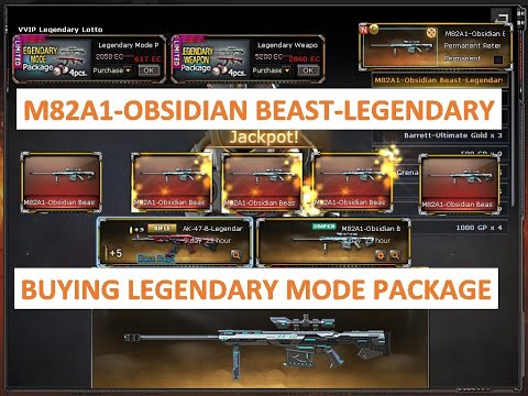 WINNING BARRETT-M82A1-OBSIDIAN BEAST-LEGENDARY VIP IN CROSSFIRE PH 2021