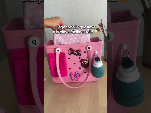 Vídeo relacionado con Legami - Bolso de Playa para Mujer, de Mano con Cremallera y asa Lateral, Bolsa para Traje de baño y Accesorios de Playa, Bolso de Playa, Ideal para niñas y Mujeres, 20 x 16 cm
