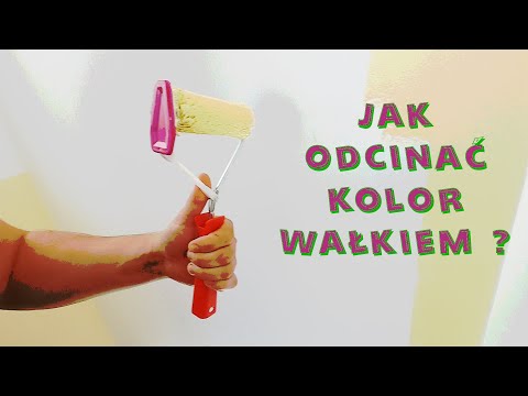 Jak odcinać kolor ścian wałkiem ? Wałek do odcięć.