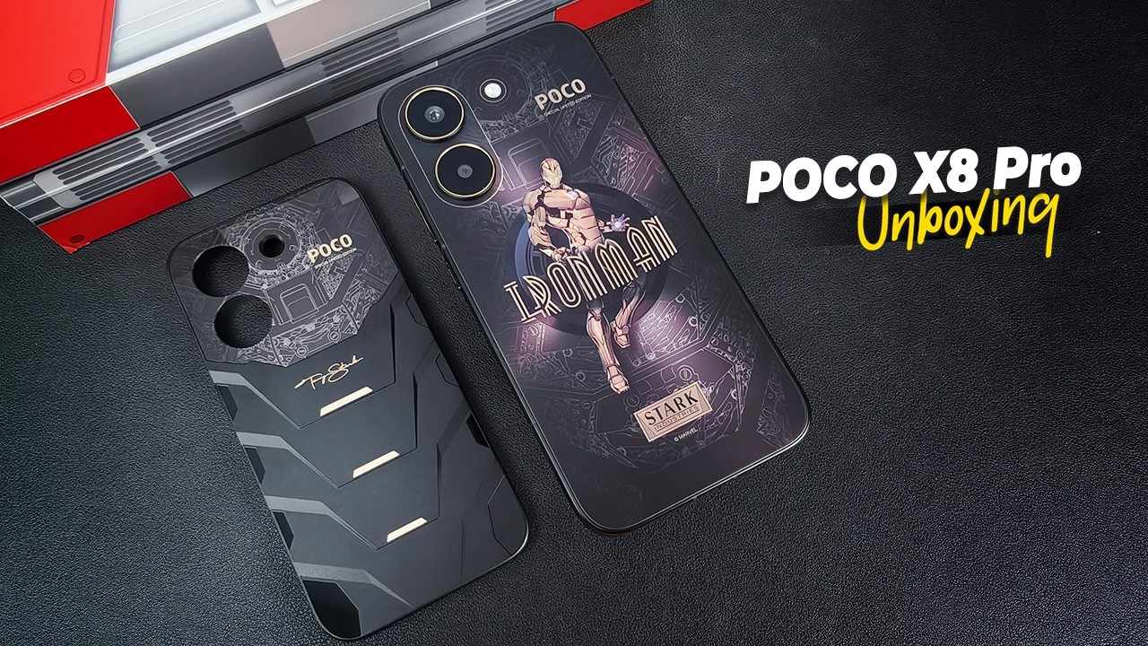 Bukan IRON MAN Sahron*! Unboxing POCO X8 Pro Iron Man Edition!
