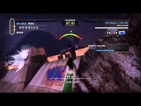 Tony Hawk's PS HD Downhill Jam - Open 5 Valves Guide