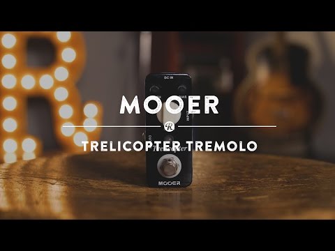 Mooer Trelicopter Optical Tremolo MICRO Pedal True Bypass New in Box Free Shipping image 3