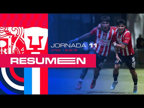 Highlights and Goals | Chivas vs. Pumas | Under-18 | 2022 Apertura | Liga MX