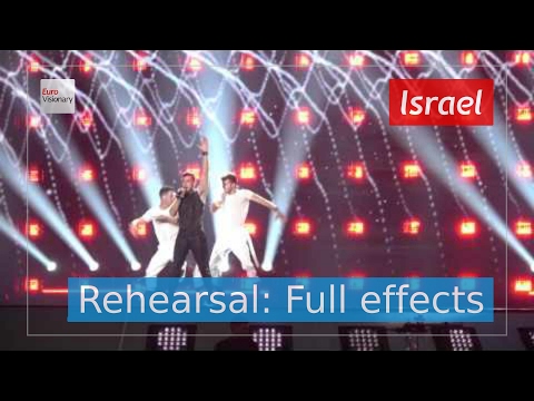 IMRI - I Feel Alive - Israel - Second Rehearsal - Eurovision Song Contest 2017 (4K)