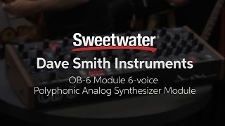 Video thumbnail for Summer NAMM 2016: Dave Smith Instruments OB-6 Module 6-voice Polyphonic Analog Synthesizer Module by Sweetwater