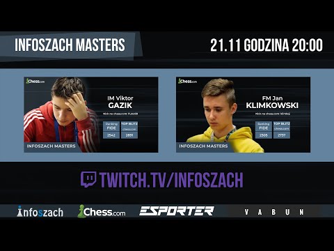 Półfinał #2 Infoszach Masters: Viktor Gazik - Jan Klimkowski