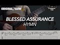 Blessed Assurance - Hymn (Fingerstyle Tutorial with TAB)_有福確據_主に罪を赦され_예수를나의구주삼고_