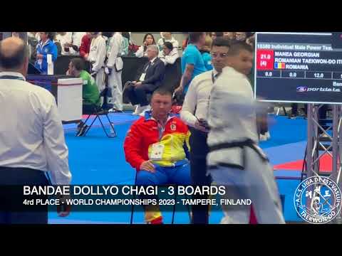 GEORGIAN MANEA - 4TH PLACE WC 2023 - POWER BREAKING SENIOR MALE