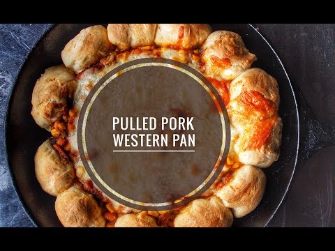 PULLED PORK WESTERN BEANS PAN - english BBQ-Video - 0815BBQ
