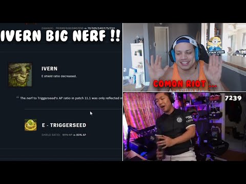 TYLER1 Flaming Riot About Ivern Big Nerf !! | Wardell is The Best ADC Ever ?! | League of legends