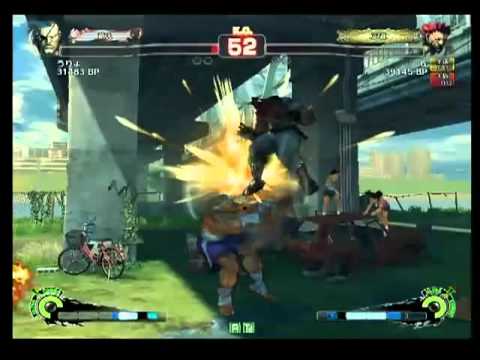 SSF4 AE: Uryo (Sagat) vs -6 (Gouki) - Candy Western
