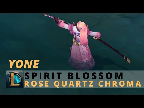 Spirit Blossom Yone Rose Quartz Chroma - League Of Legends