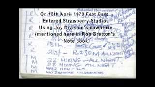 Fast Cars Strawberry Studio April 1979 with Martin Hannett