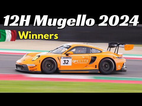 Dutch Team GP Elite wins the 12H Mugello 2024 with Porsche 992 GT3 R - Race Highlights & Podium