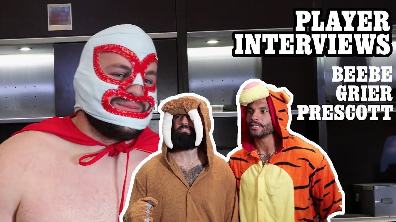 Cowboys Players Halloween Interviews | Player Interviews