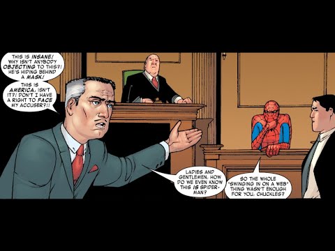 Spider-Man and JJJ in court (Comic Dub)