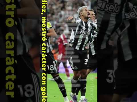 🔥⚽ Newcastle pelea con diez pero cae ante Liverpool #futbol #shorts