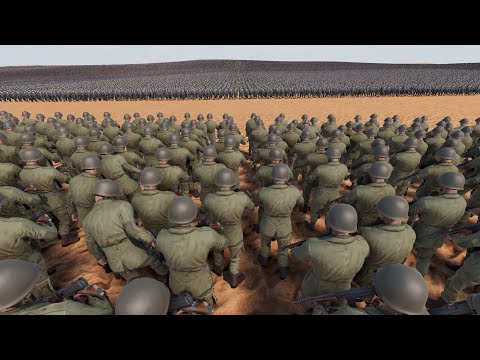 1M US soldiers vs 1M German soldiers - Ultimate Epic Battle Simulator 2