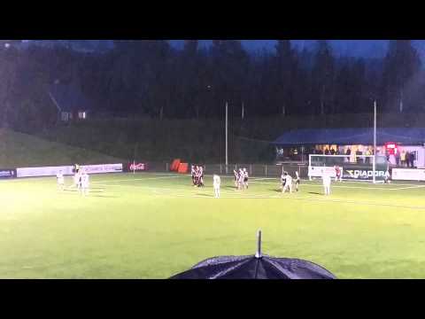 Amazing freekick goal Lillehammer FK - Kolbu/KK
