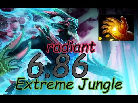 Dota 2 6.86 Jungle Radiant - Leshrac Midas! 7:13 min