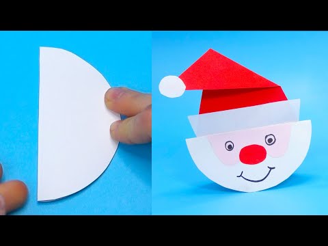 DIY paper crafts Paper toys Christmas crafts santa claus DIY santa claus