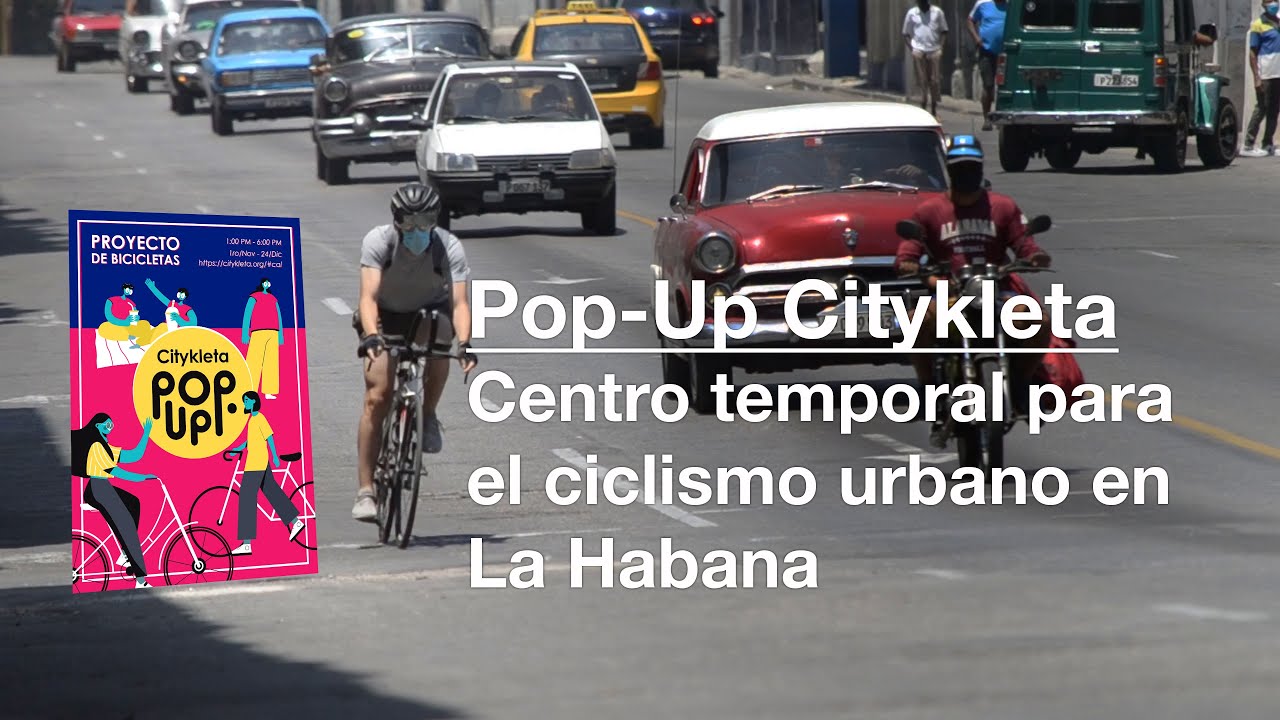 Pop-Up para centro del ciclismo urbano