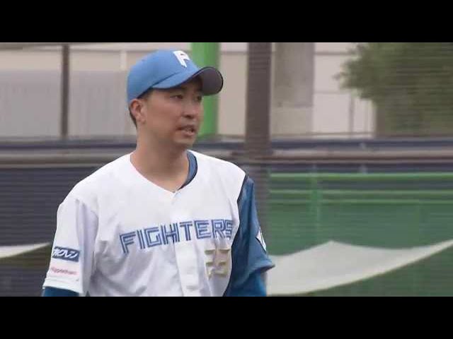 【ファーム】ファイターズ・井口和朋 2者連続三振含む3者凡退に抑える!! 2022年6月7日 北海道日本ハムファイターズ 対 横浜DeNAベイスターズ