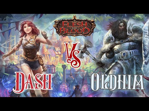 Live Commentary/Strategy: Dash vs Oldhim - Blitz Flesh and Blood TCG Gameplay