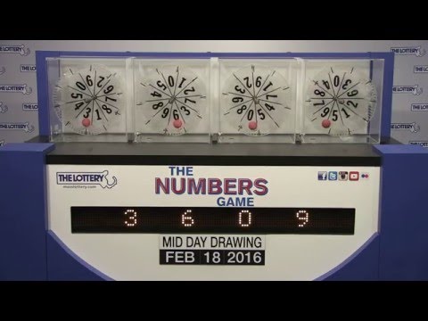 Midday Numbers Game Drawing: Thursday, February 18, 2016