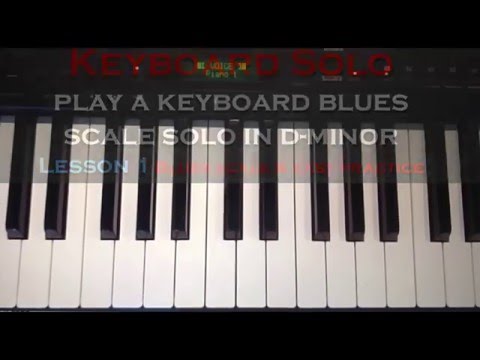 Keyboard Synth Soloing - D-minor - Lesson 1