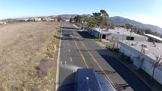 preview picture of video 'parkzone trojan t-28, san marcos, ca  new years eve day darren wherry'