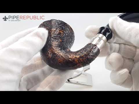 Brebbia Frist 1997 Calabash Pfeifen Calabash sandgestrahlt Einzelstück