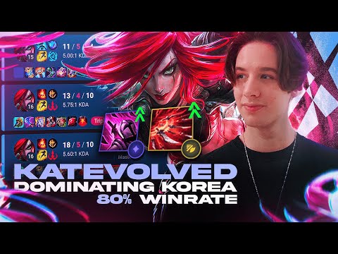 KATEVOLVED is BREAKING KOREA... *1v9 PENTAKILL???*