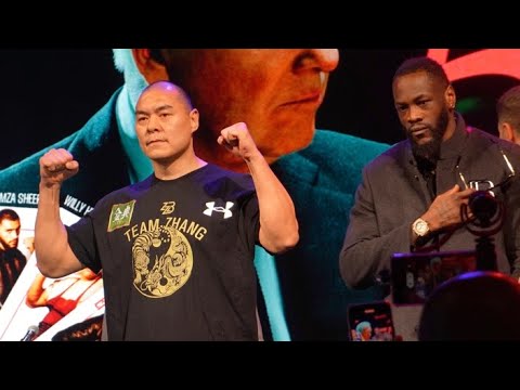 Deontay Wilder vs Zhilei Zhang | FULL PRESS CONFERENCE AND FACE OFF