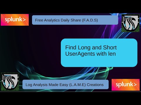 Splunk Tutorial Length Command Fads