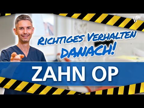 Zahn OP? Das richtige Verhalten nach Weisheitszahnentfernung, Implantation und Co!