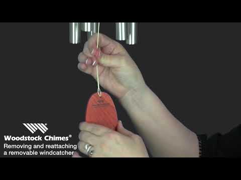Remove and Reattach a Removable Windcatcher for Customization - classic Woodstock Chime