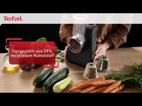 Tefal MB77EN electric grater/spiralizer Plastic Juodas