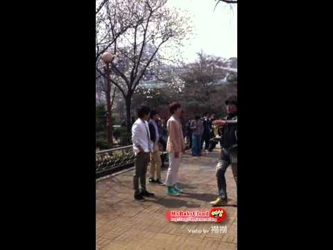 [My baby cloud]110409KRY SuperStar K3 MV Filming(3)